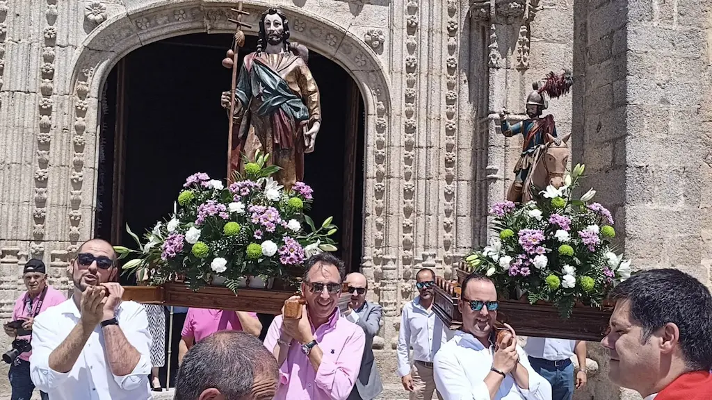 Procesión de Santiago Apóstol en Santiago de la Puebla