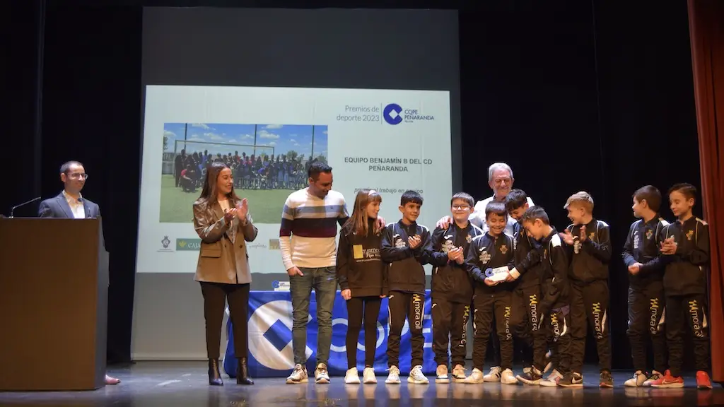 Equipo benjamín B Premios del deporte 2023