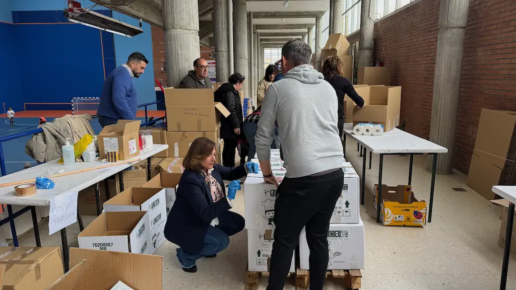 Peñaranda se vuelca con la campaña de recogida de alimentos y artículos de limpieza