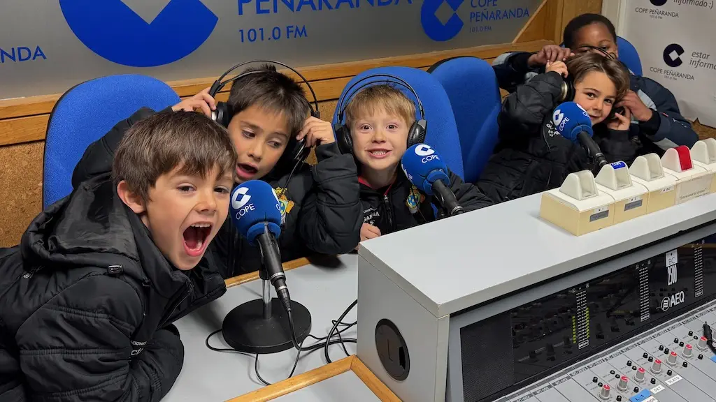 jugadores del equipo prebenjamín del CD Peñaranda