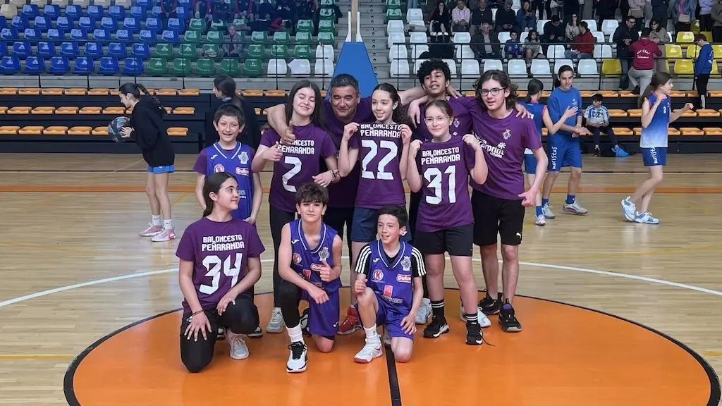 Jugadores equipo infantil mixto de Peñaranda
