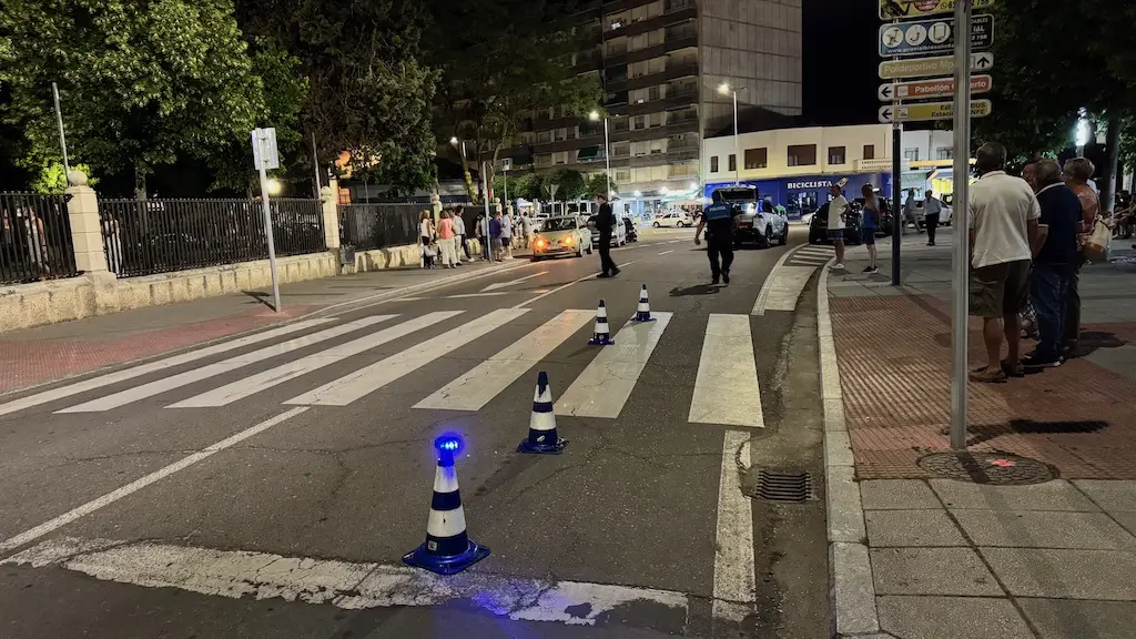 Atropello en la calle del Carmen