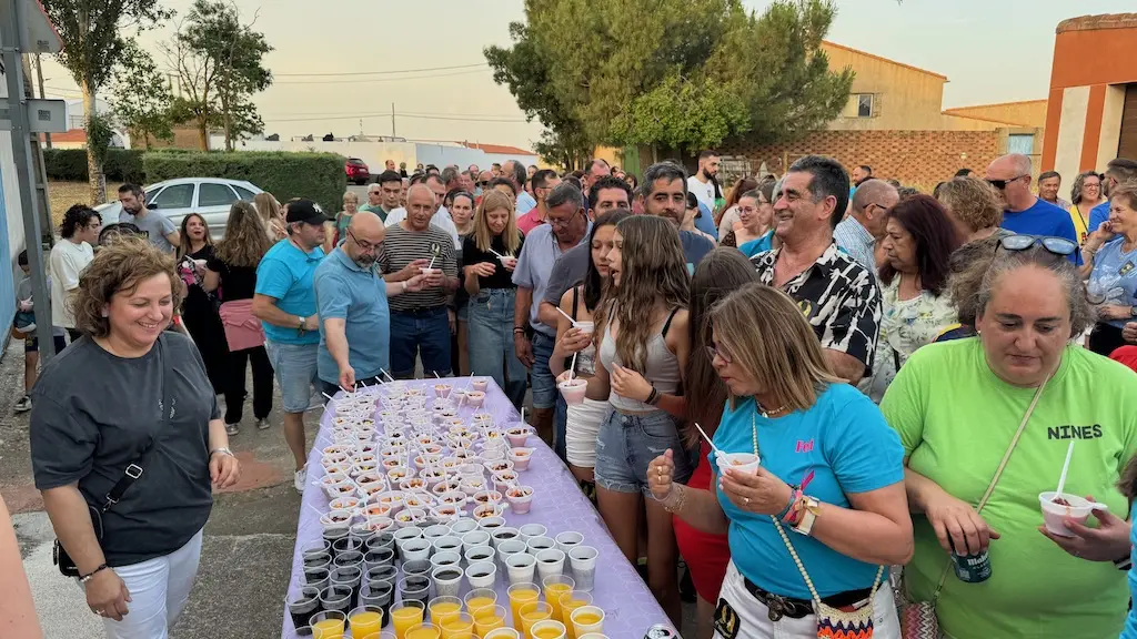 Recorrido por las peñas en las fiestas del Corpus de El Campo de Peñaranda