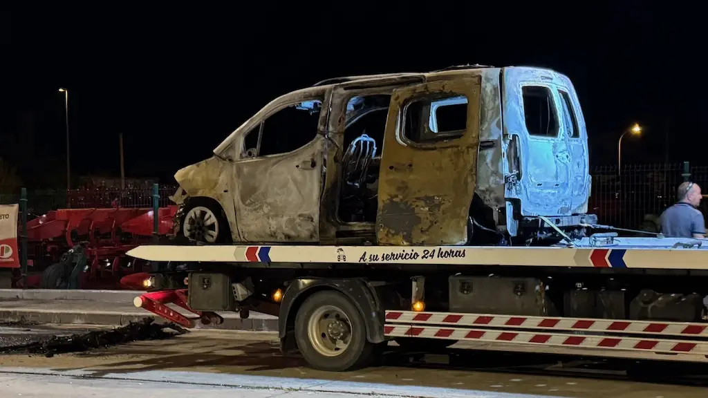 coche que ha ardido
