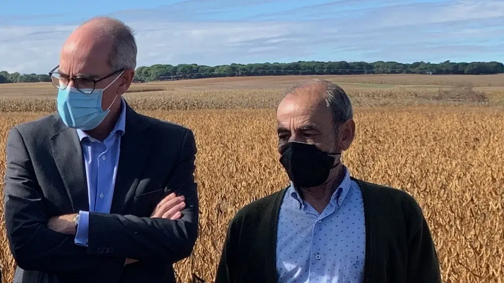 Aquilino De Dios junto al presidente de la Diputación