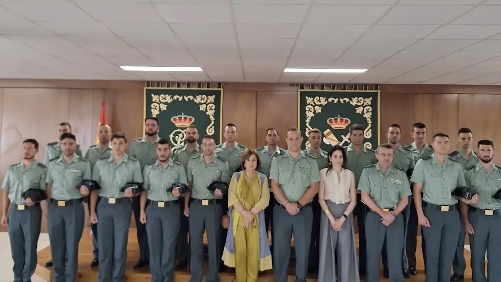 Guardias civiles alumnos