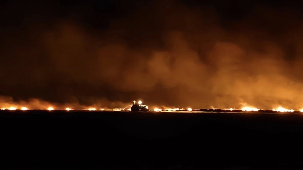 fuego en Poveda de las Cintas