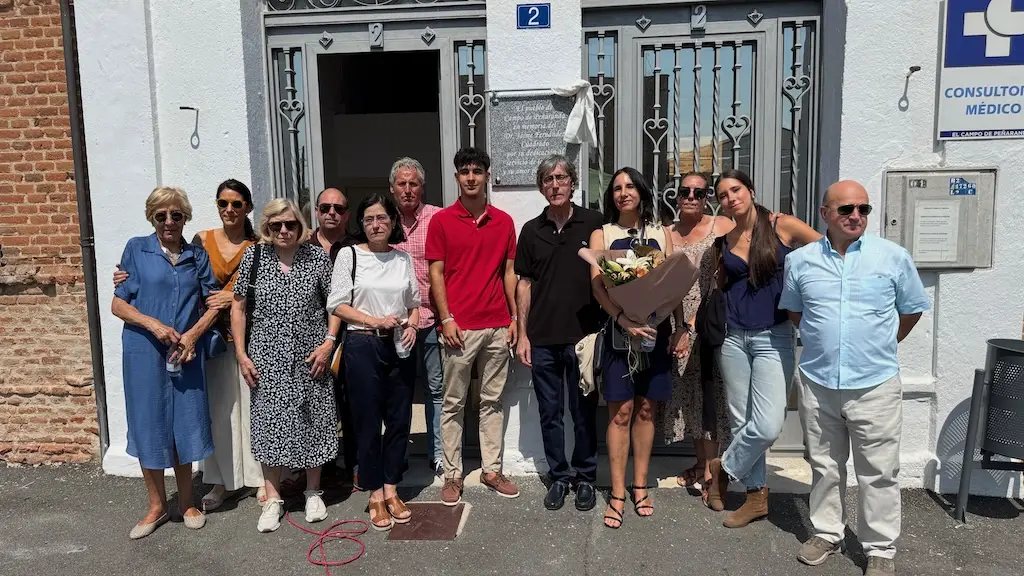homenaje doctor Jaime Fernández Cuadrado en El Campo de Peñaranda