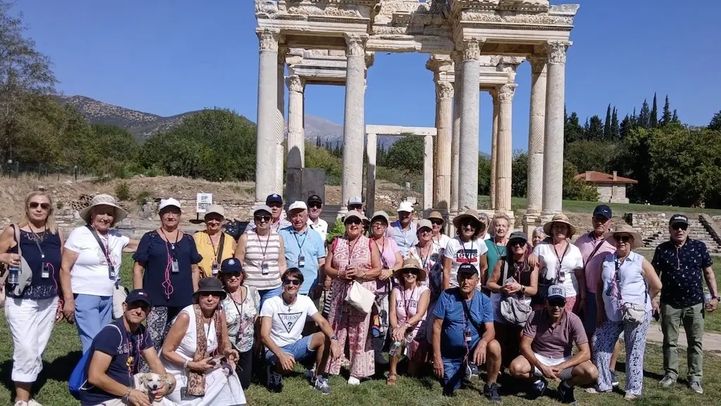 Participantes en la peregrinación a Turquía