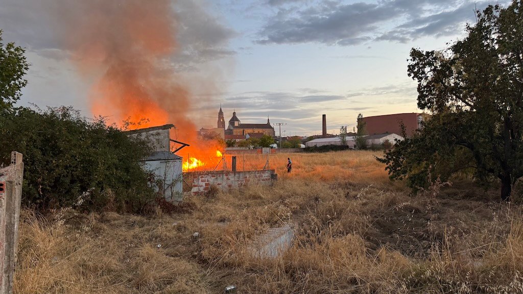 incendio en Peñaranda