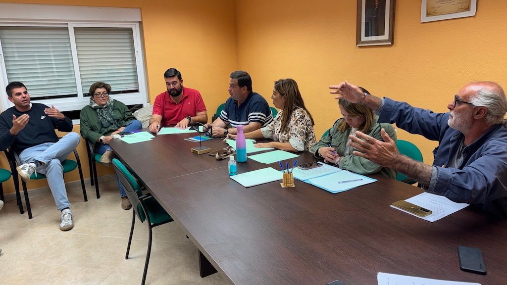 Un momento del pleno de la Mancomunidad sobre los bomberos