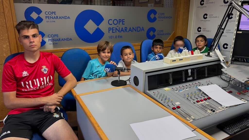 Jugadores del equipo prebenjamin del CD Peñaranda
