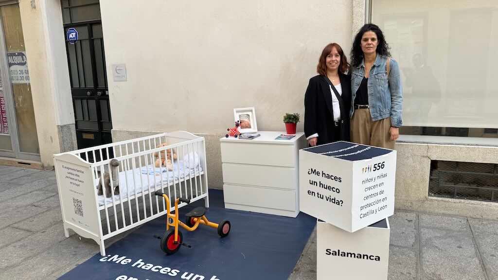 Un momento de la campaña sobre el acogimiento familiar