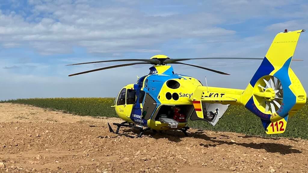 Helicóptero mediatizado.