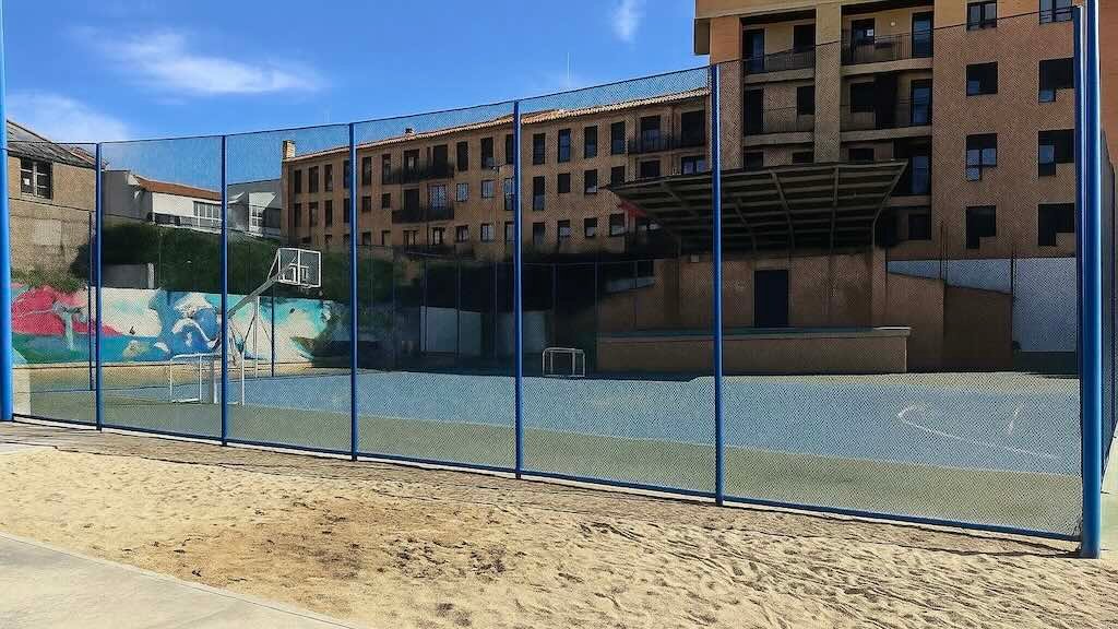 Valla de protección para el parque de la Huerta