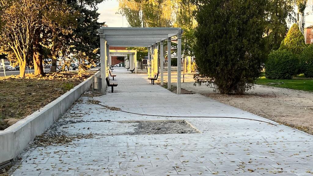 Obras parque de los Jardines
