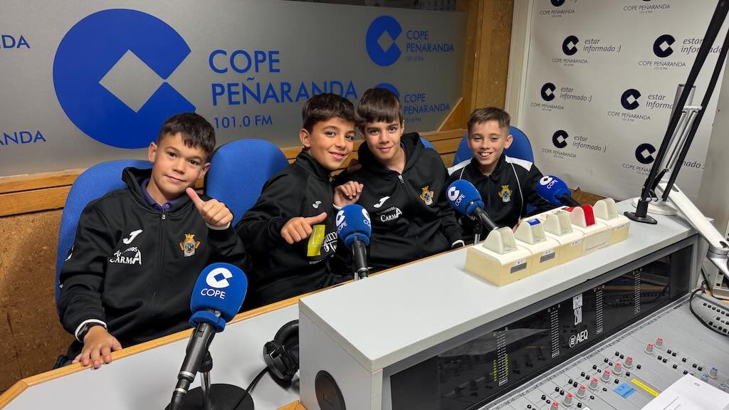 Jugadores del equipo Alevín A del CD Peñaranda