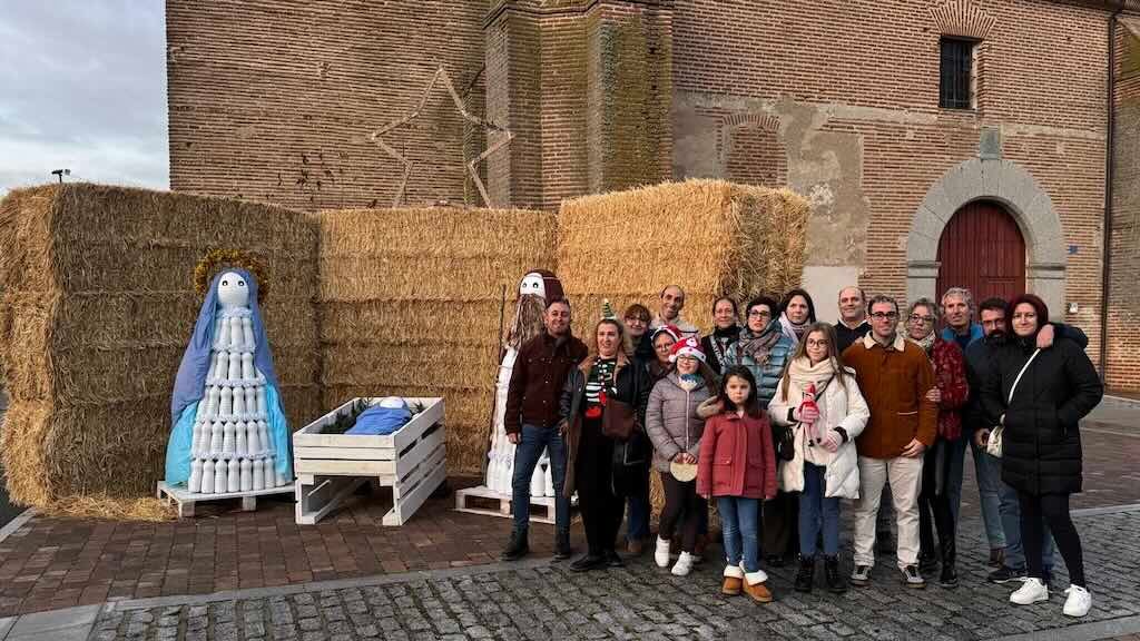 Decoración navideña en El Campo de Peñaranda