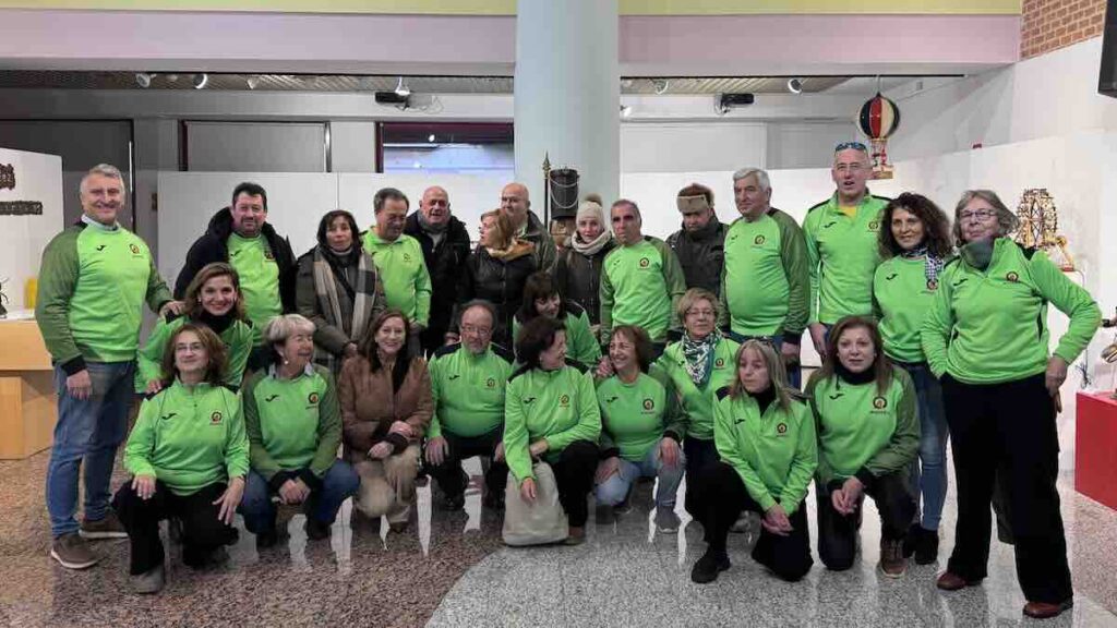 Participantes del Club Camino el Cristo en Peñaranda