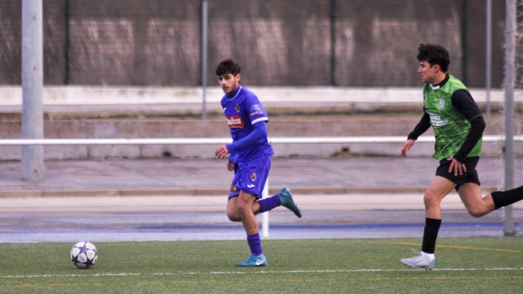 Un momento del partido del CD Peñaranda frente al Cristo Rey