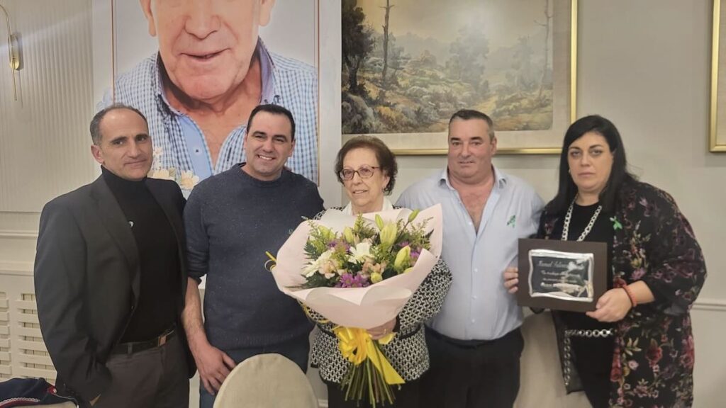 Emotivo homenaje a Manuel Salinero en Peñaranda