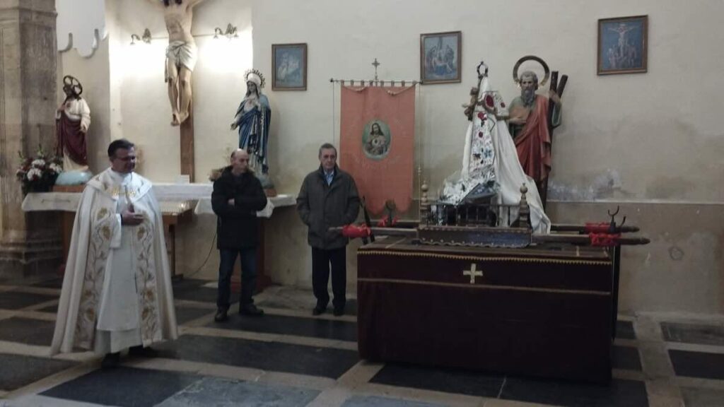 Procesión de las Candelas en Palaciosrubios.