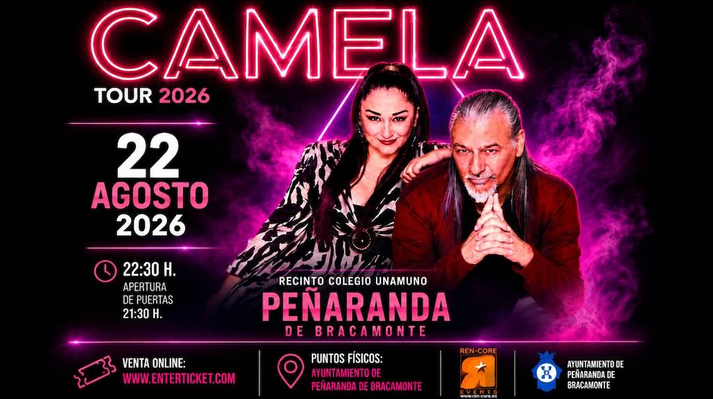 Camela actuará en Peñaranda
