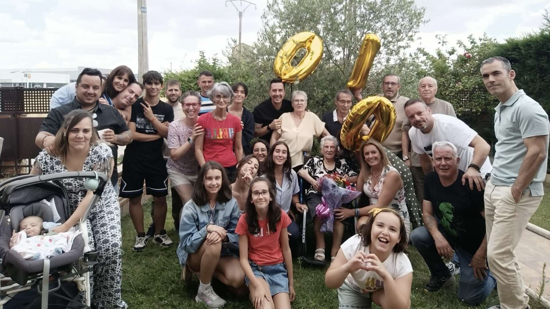Sebastiana Casas Paniagua celebra 100 años