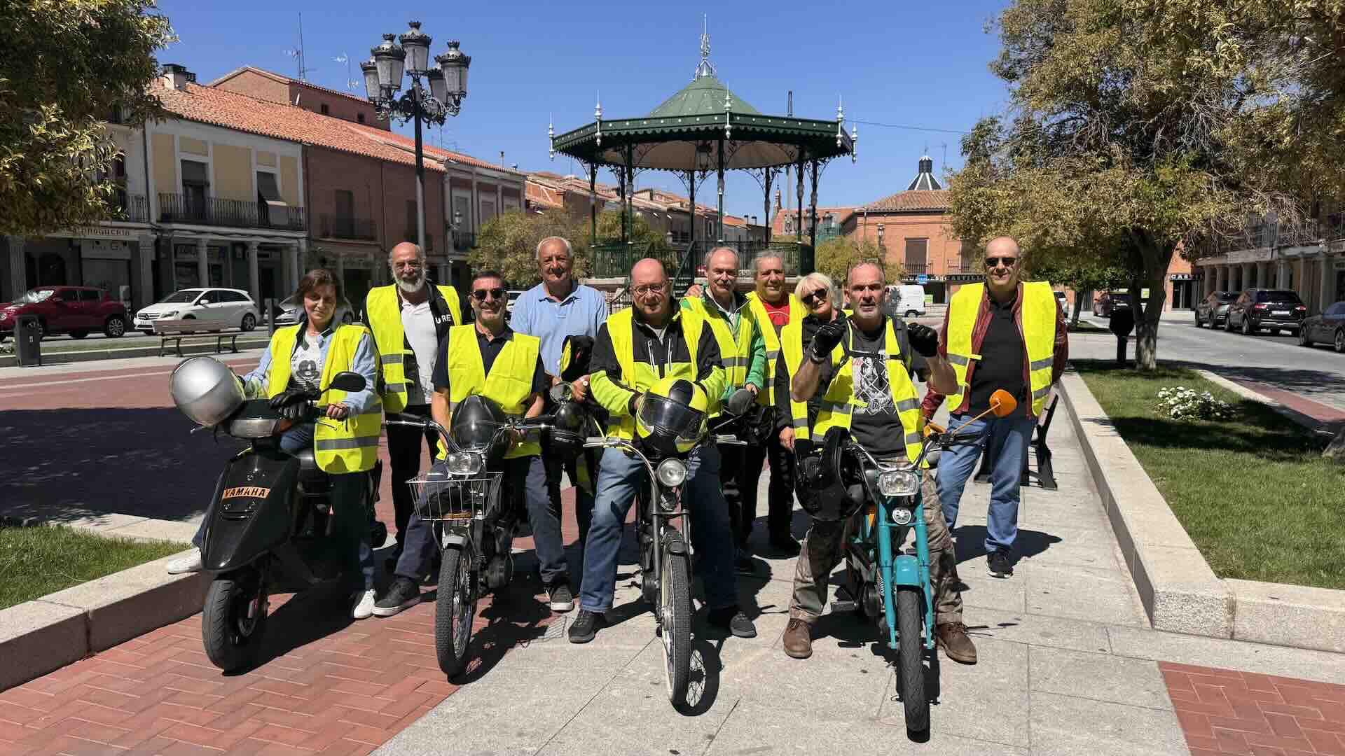 Algunos de los participantes en la VII Raid solidaria de Proyecto Hombre